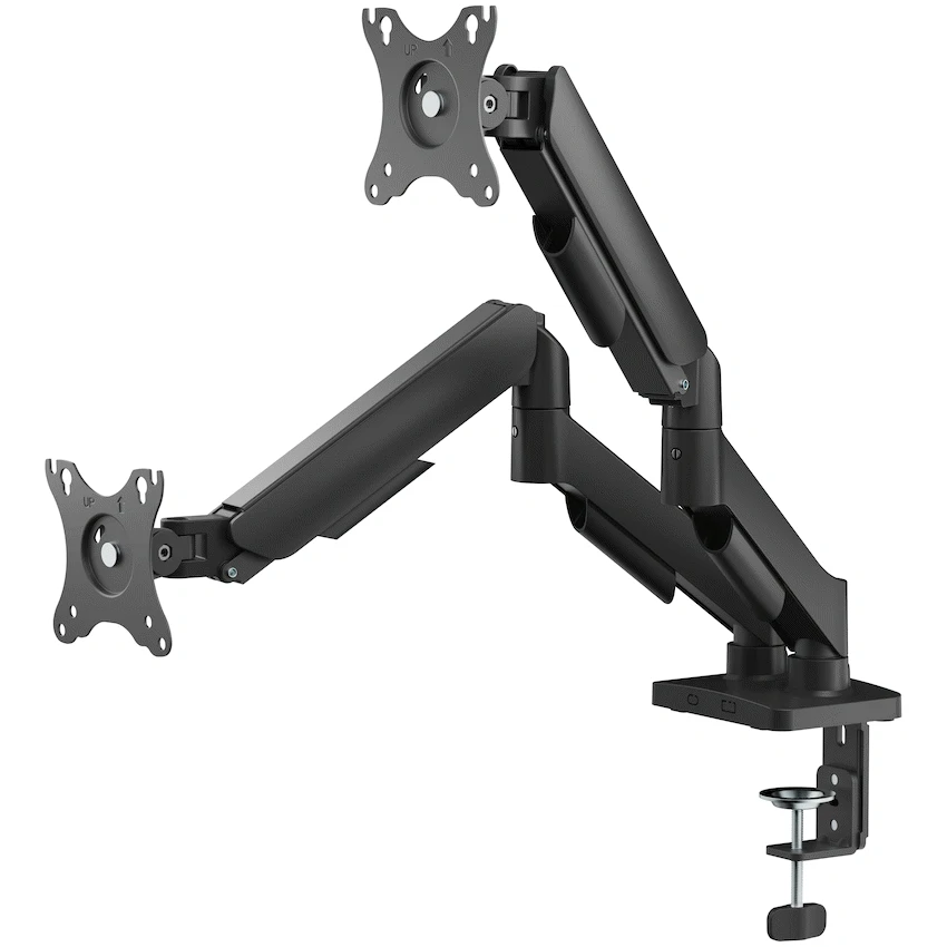 Volkano - Steel Series Full Motion Dual Monitor Desk Mount 17" - 32" - Image 3