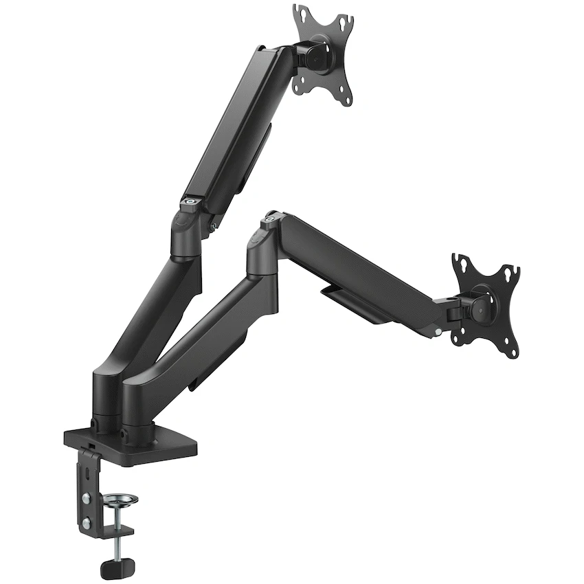 Volkano - Steel Series Full Motion Dual Monitor Desk Mount 17" - 32" - Image 4