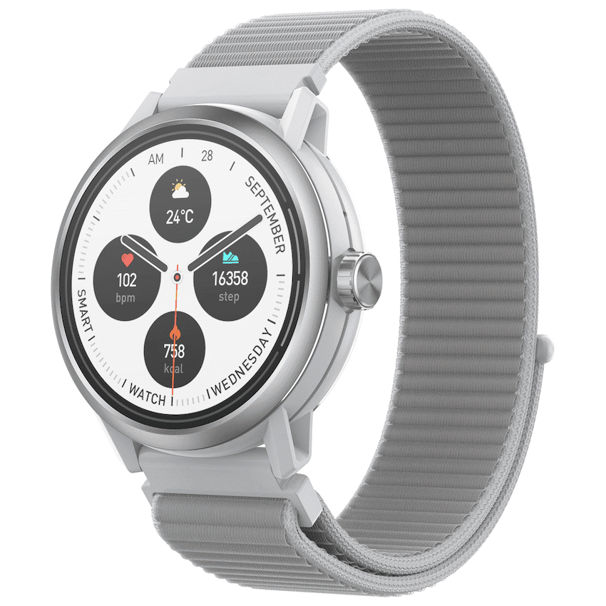 Volkano Tide Series Waterproof Smart Watch - Silver - Image 3