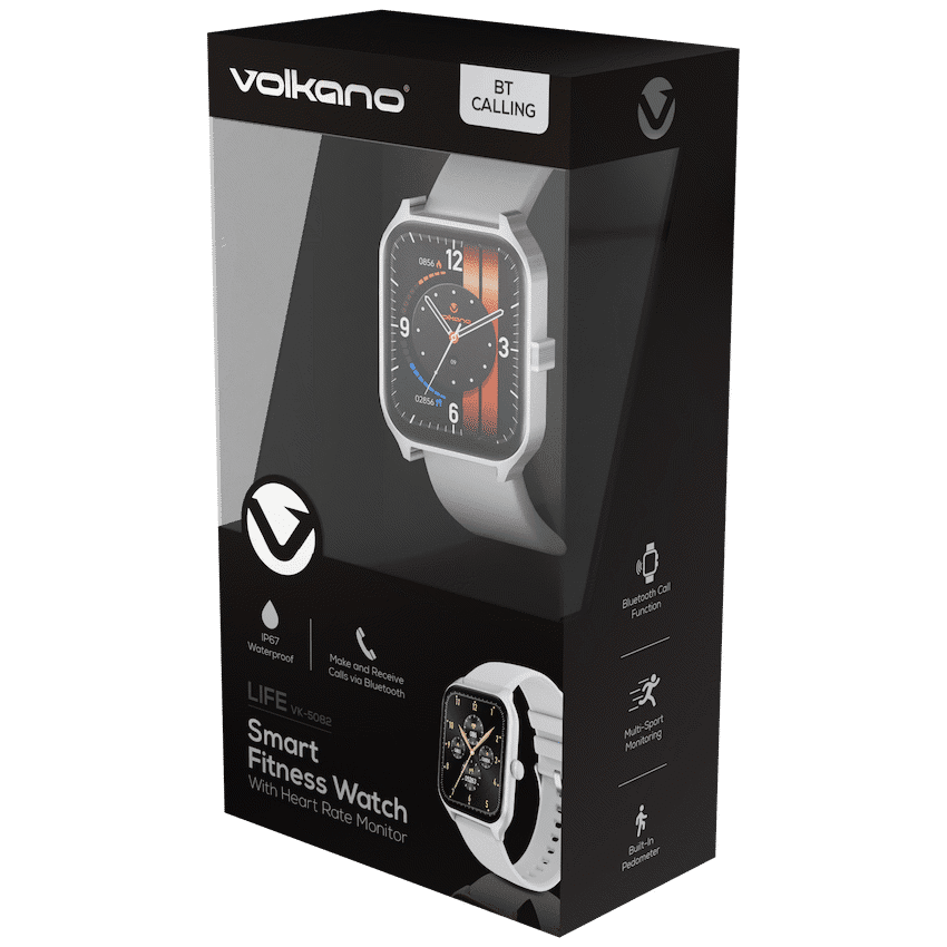 Volkano Life Series Smart Watches - Silver - Image 2