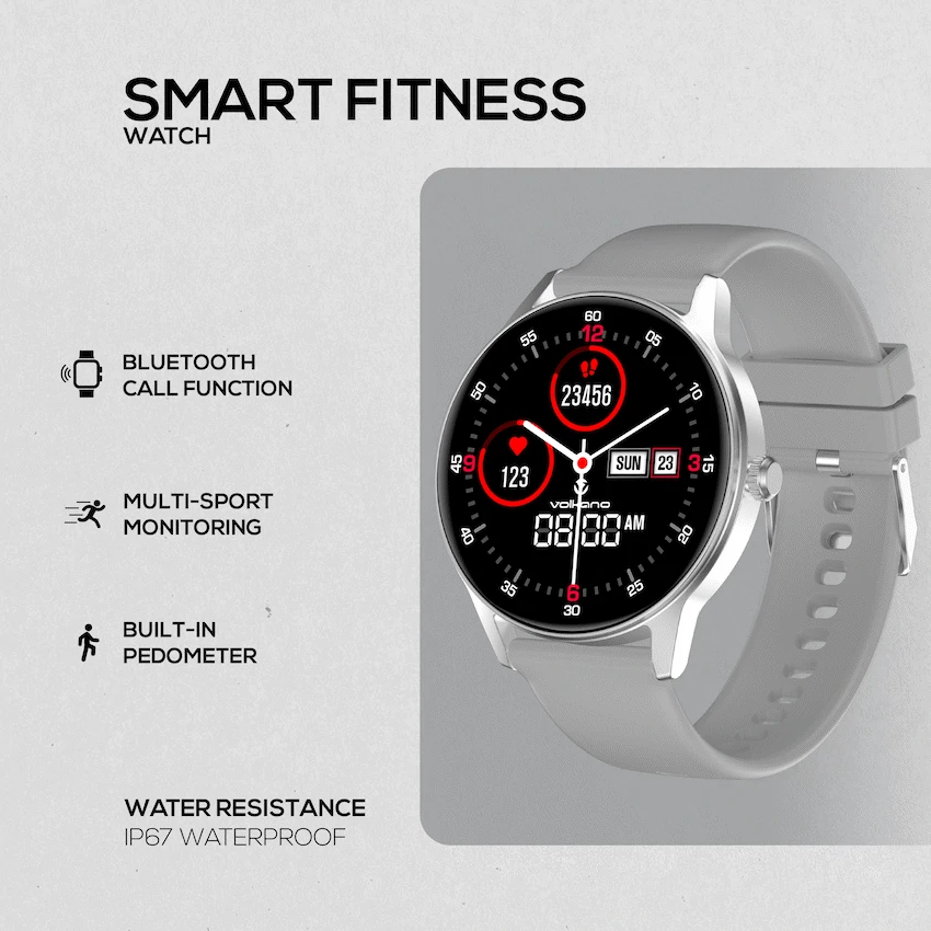 Volkano Soul Series Smart Watch - Silver - Image 4