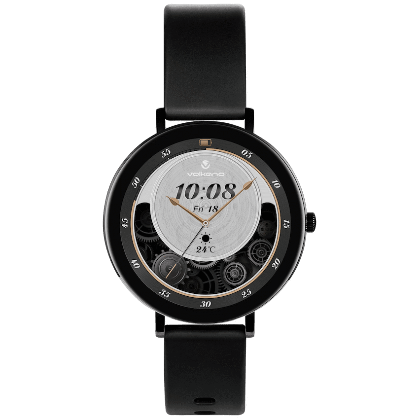 Volkano Aurora Series Ladies Smart Watch - Black - Image 2