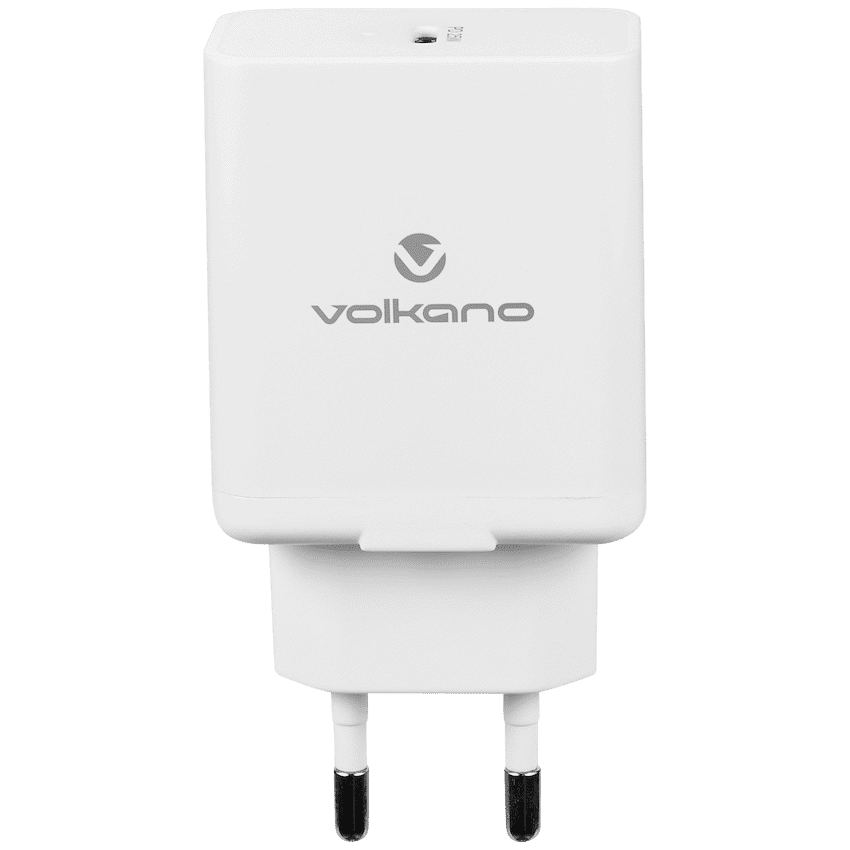 Volkano - Potent Series 25w P.D. / PPS Wall Charger - White - Image 3