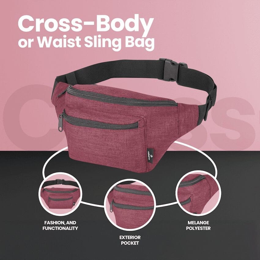 Volkano - Rover Moon Bag - Red - Image 4