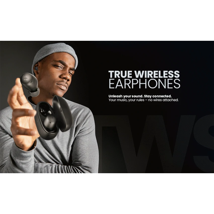 VolkanoX Volkano X VXT200B True Wireless Earphones with Hybrid Active Noise Cancelling - Image 4