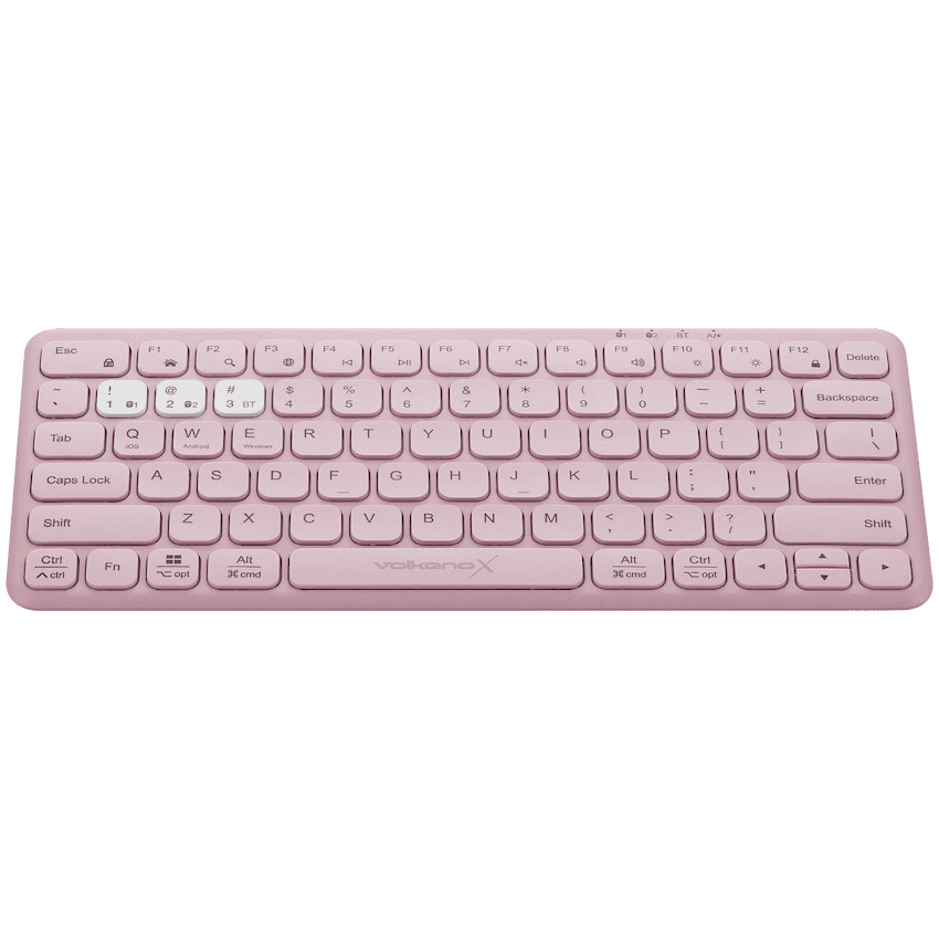VolkanoX Blaze Bluetooth Wireless Keyboard and Mouse Combo - Rose - Image 3