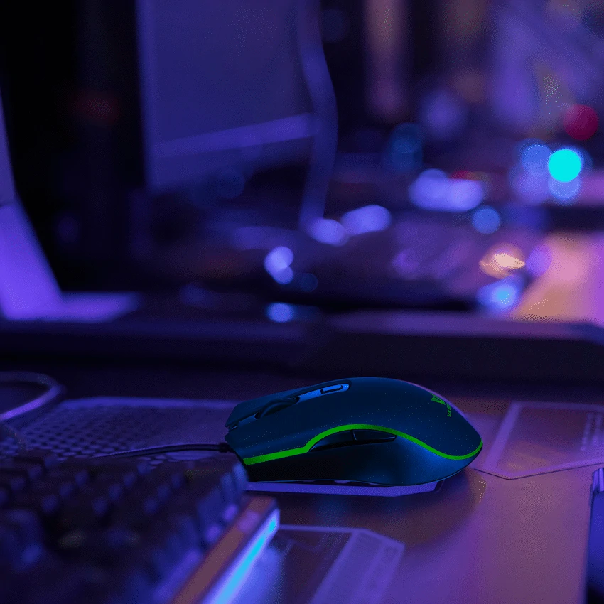 VX Gaming Hypnos Series Gaming Mouse with Rainbow Lighting - Image 2