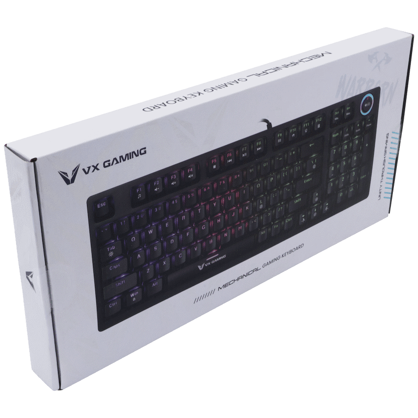 VX Gaming - Warborn RGB TKL Mechanical Keyboard - Image 3