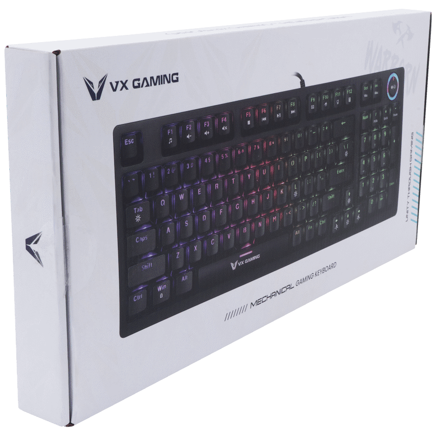 VX Gaming - Warborn RGB TKL Mechanical Keyboard - Image 4