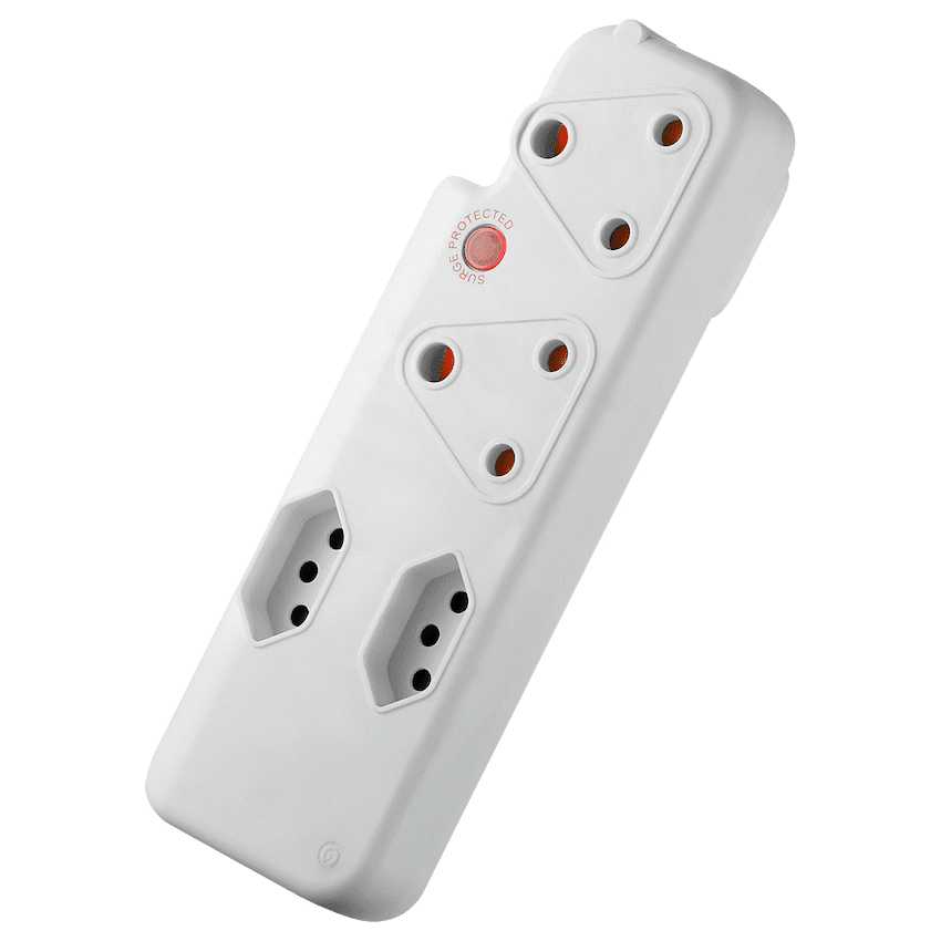 Ellies 4-Way Surge Adaptor - WT - Image 2