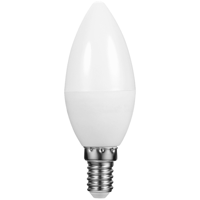 Switched 5w Candle LED Light Bulb E14 - Cool White - Image 3