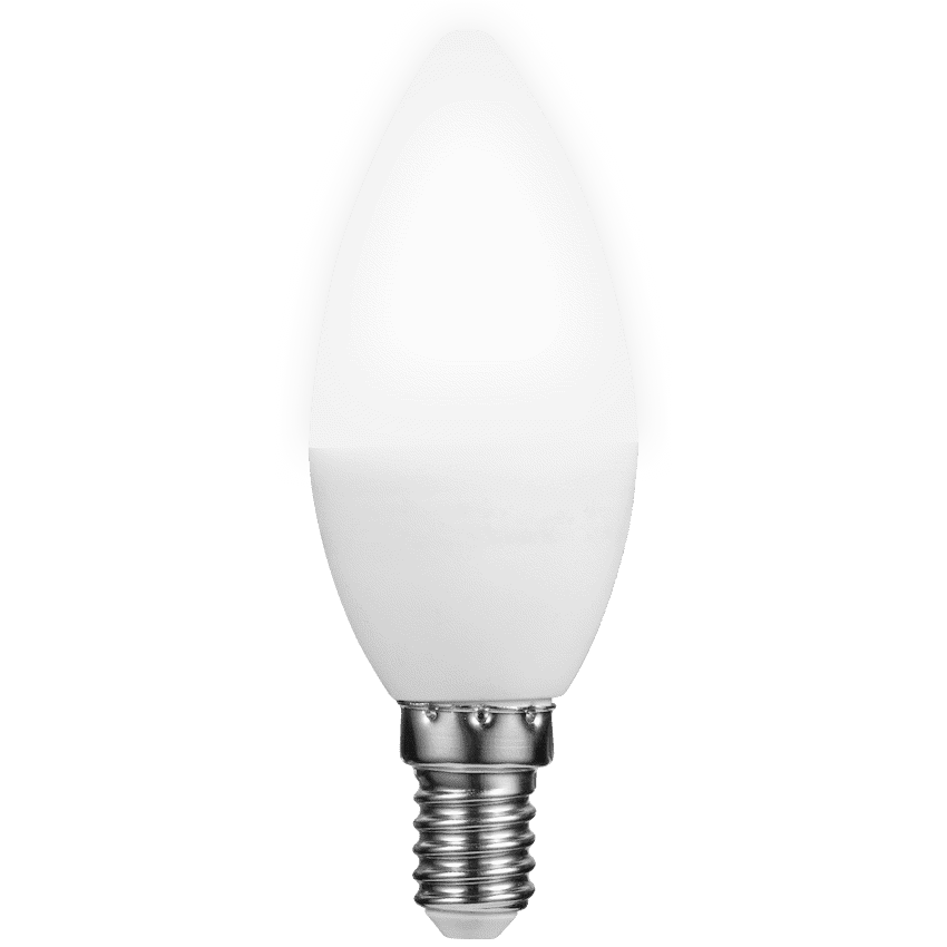 Switched 5w Candle LED Light Bulb E14 - Cool White - Image 4
