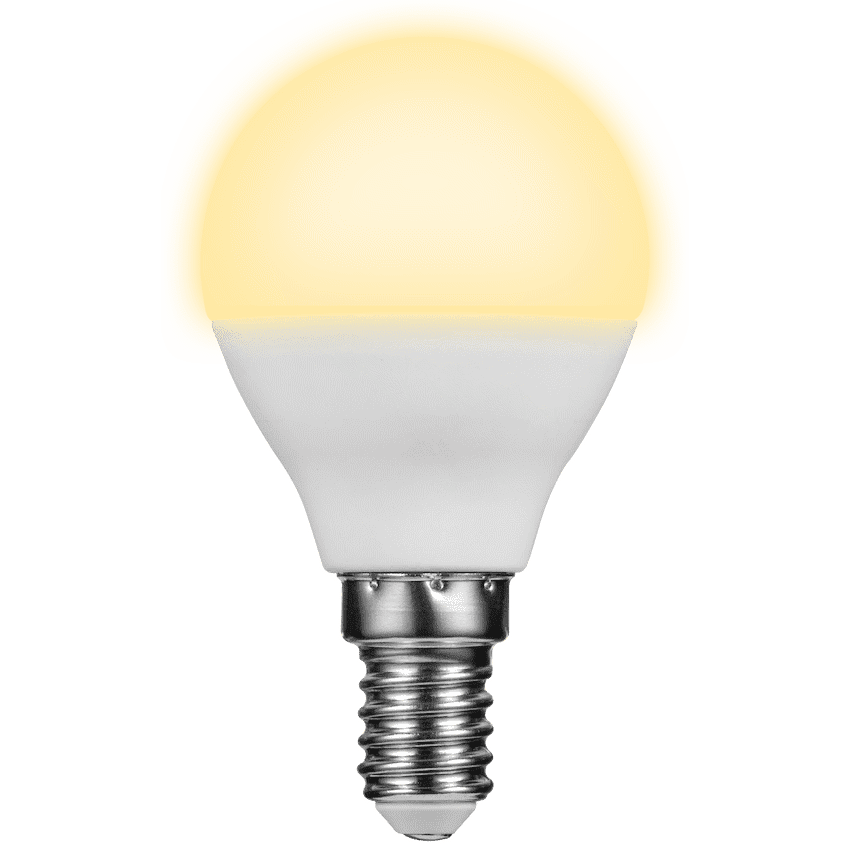 Switched 5w Golfball LED Light Bulb E14 - Warm White - Image 2