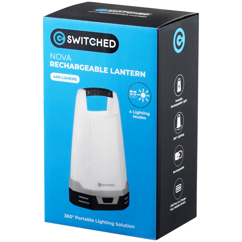 Switched Nova Rechargeable Lantern - Grey - Image 4