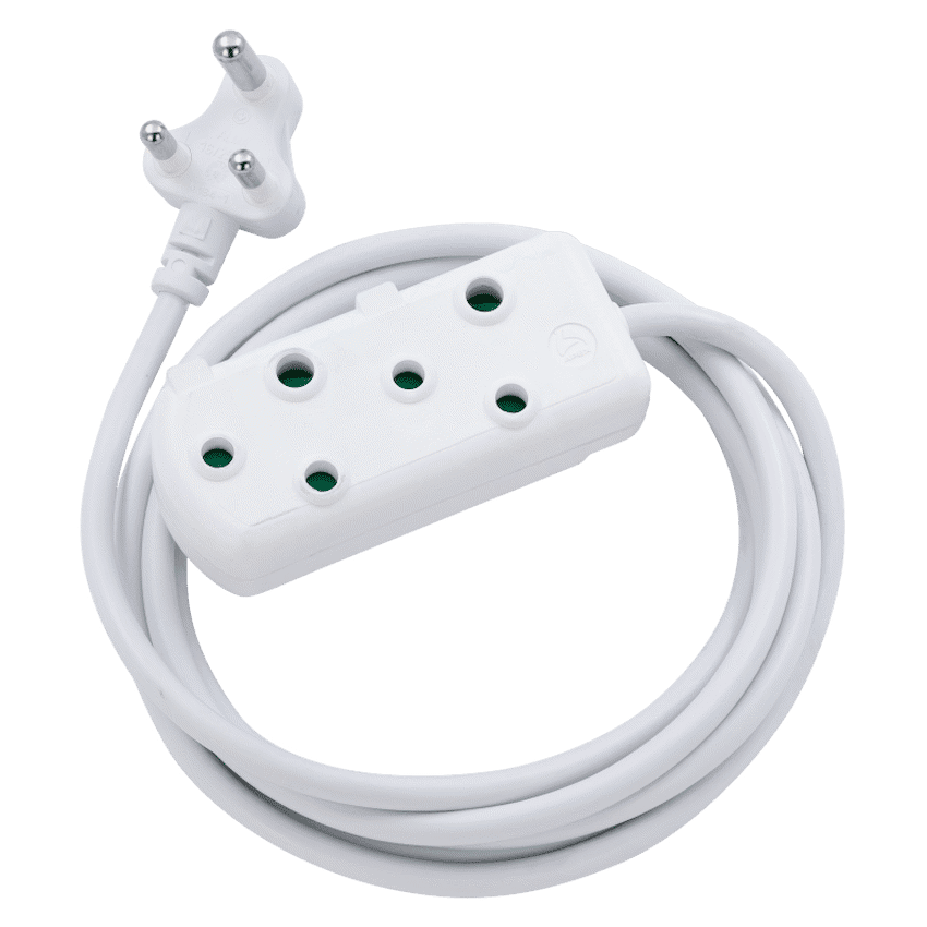 Switched Heavy-Duty Side-by-Side (SBS) Extension Leads 10m - WT