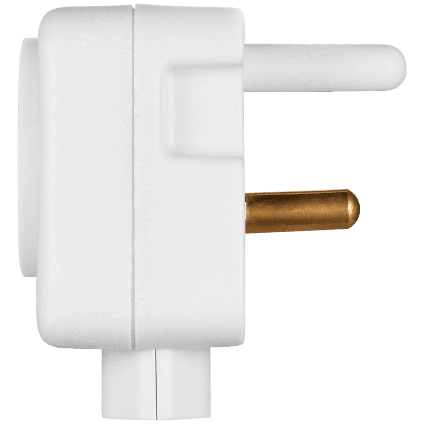 Switched 2-Way Schuko Adaptor - Top and Bottom Loader - Image 4