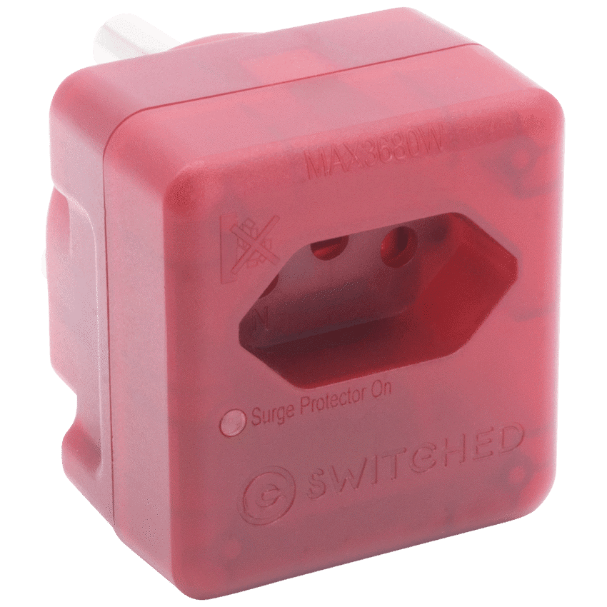 Switched 1 Way High Surge Network Safe Adaptor