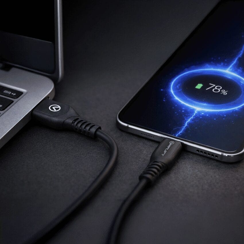 Amplify CoreCharge Series 1.2m USB-C Cable - Black - Image 3