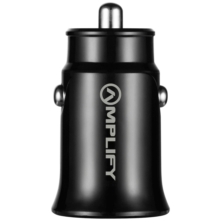 Amplify - Voltix Series 12W Dual USB and USB-C Car Charger - Image 2