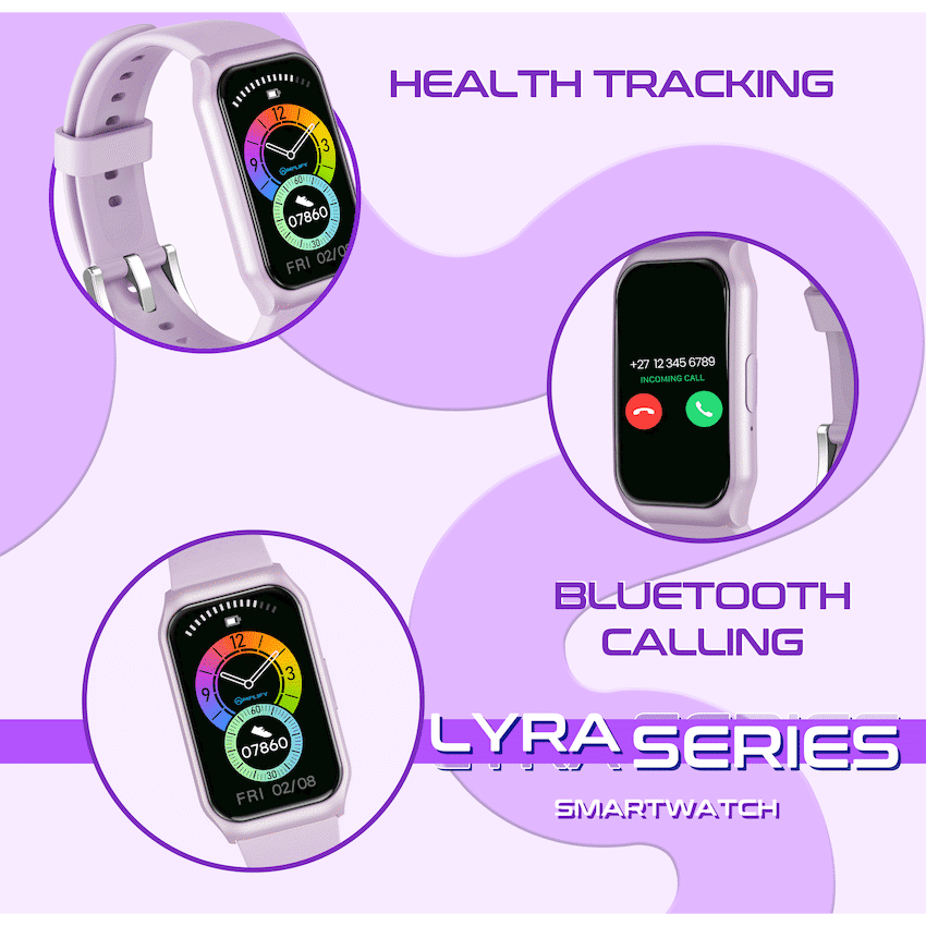 Amplify Lyra Series Smartwatch - Purple - Image 3