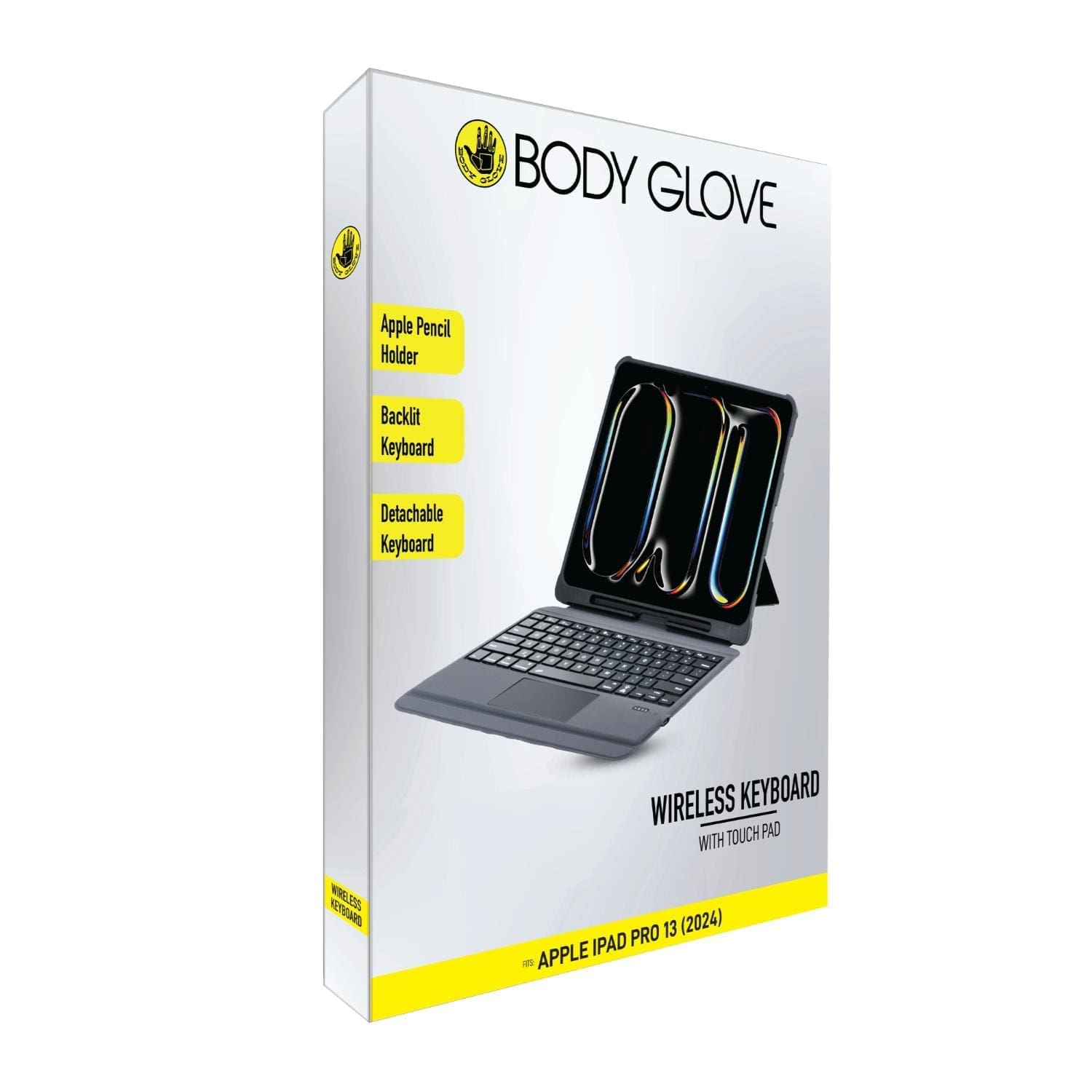 BODY GLOVE Keyboard Case With Touchpad - Apple iPad Pro 13-inch (M5/M4, 2025/2024) - Black - Image 4