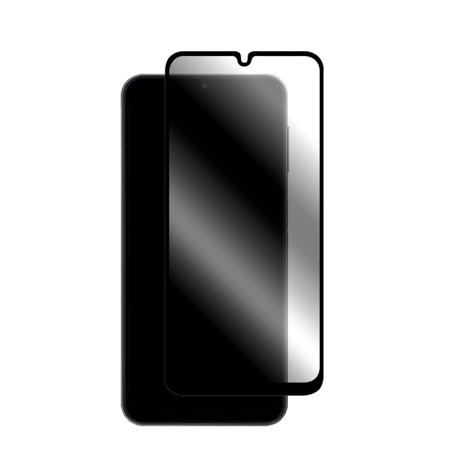BODY GLOVE Tempered Glass Screen Protector - Samsung Galaxy A25 / A24 - Black Border - Image 2