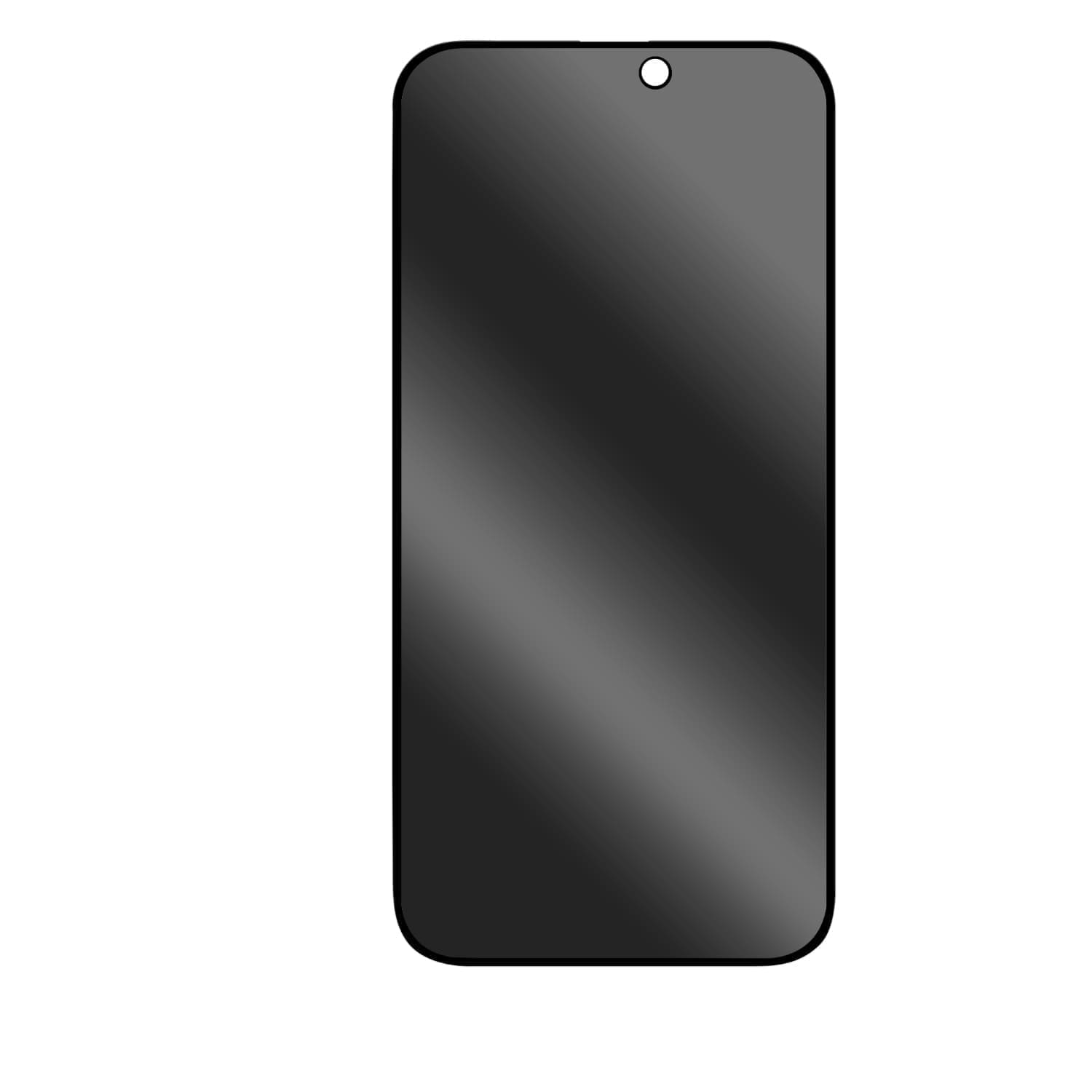Body Glove Privacy Tempered Glass Screen Protector - Apple iPhone 17 Pro Max / 16 Pro Max - Black Border - Image 3