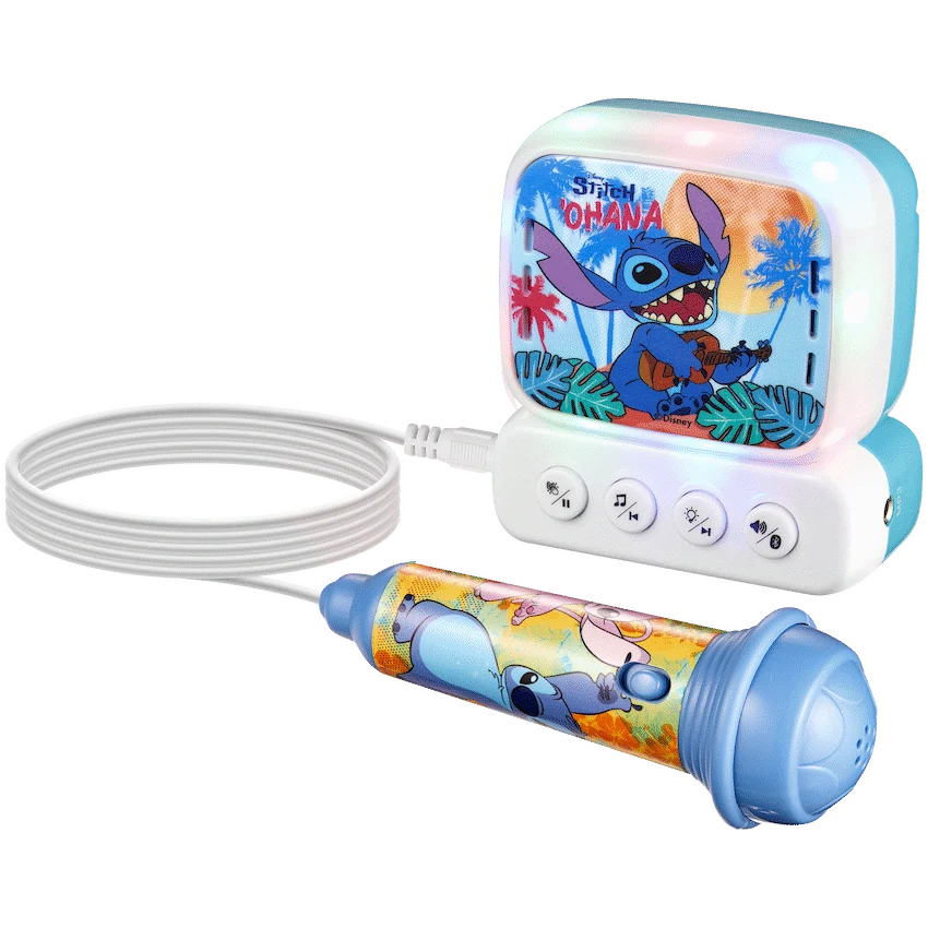 Disney - Stitch Bluetooth Mini Karaoke Machine with Belt Hook