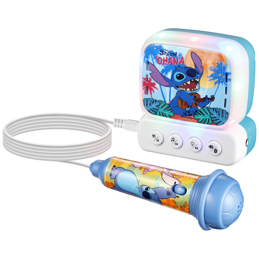 Disney - Stitch Bluetooth Mini Karaoke Machine with Belt Hook - Image 3