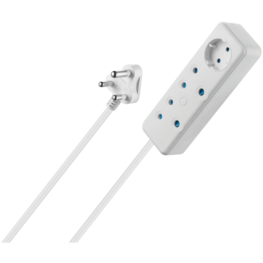 Switched 3 Way Multiplug - White - Image 3