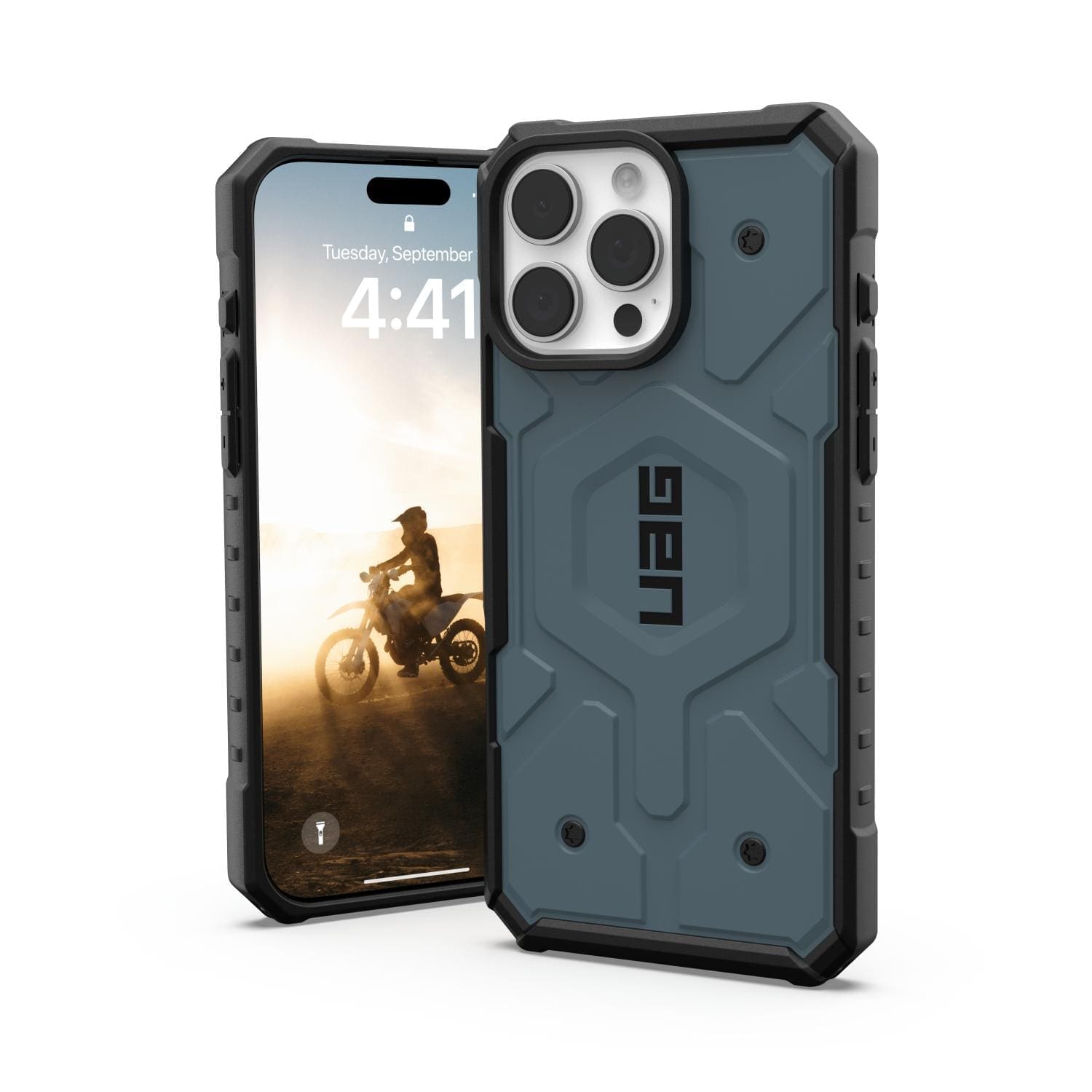 UAG Pathfinder Magnet Case - Apple iPhone 16 Pro Max - Clud Blue