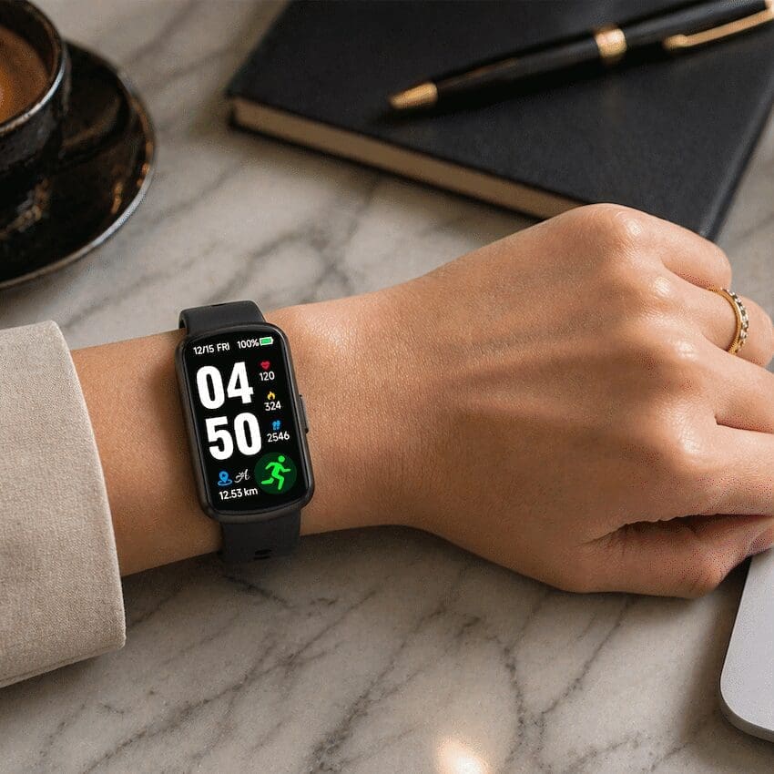 Volkano Ayla Collection Fitness Smartwatch - Black - Image 4
