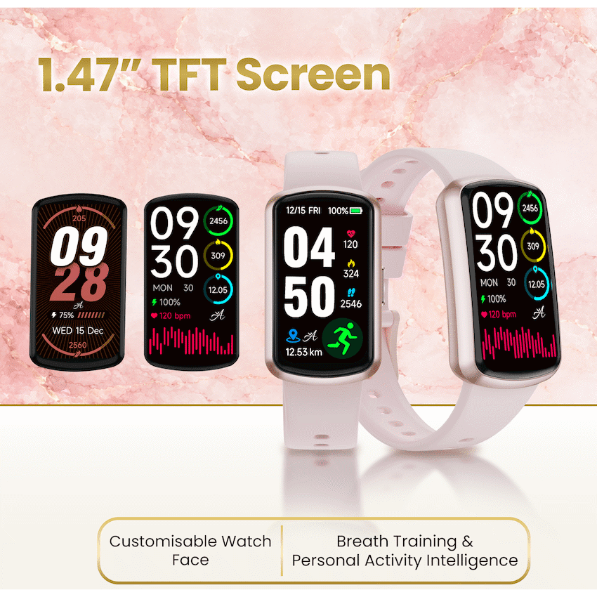 Volkano Ayla Collection Fitness Smartwatch - Gold - Image 2