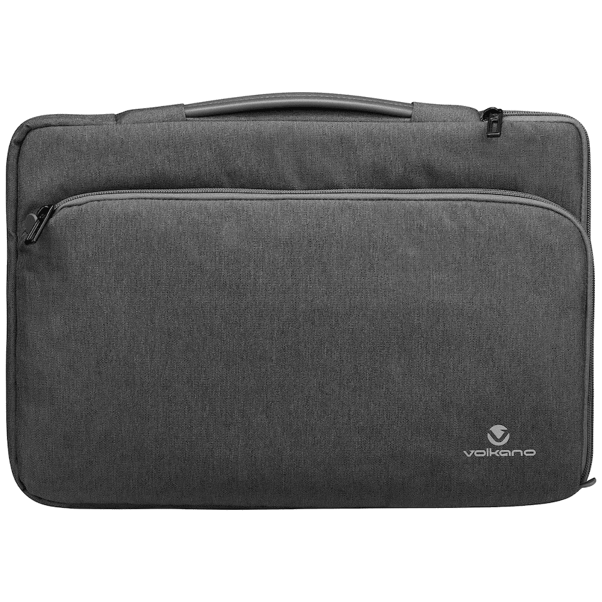 Volkano Deluxe 15.6" Laptop Sleeve - Charcoal