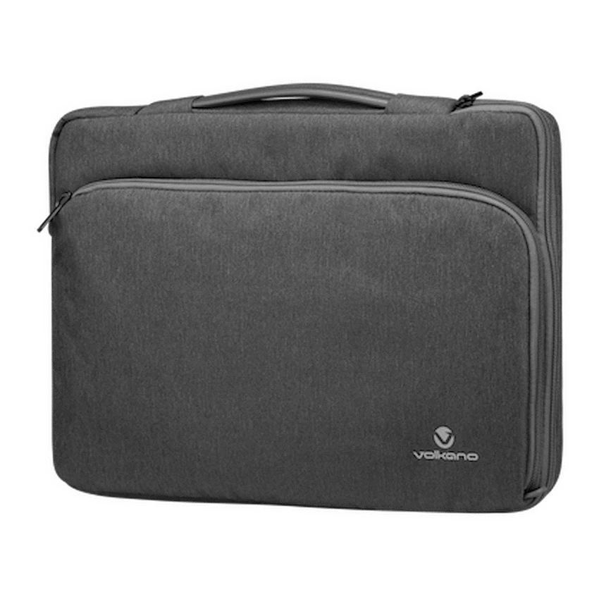 Volkano Deluxe 15.6" Laptop Sleeve - Charcoal - Image 3