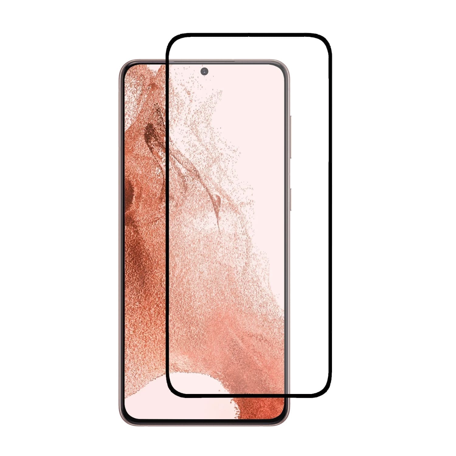 BODY GLOVE Tempered Glass Screen Protector - Samsung Galaxy S23 / Galaxy S22 - Black Border - Image 4