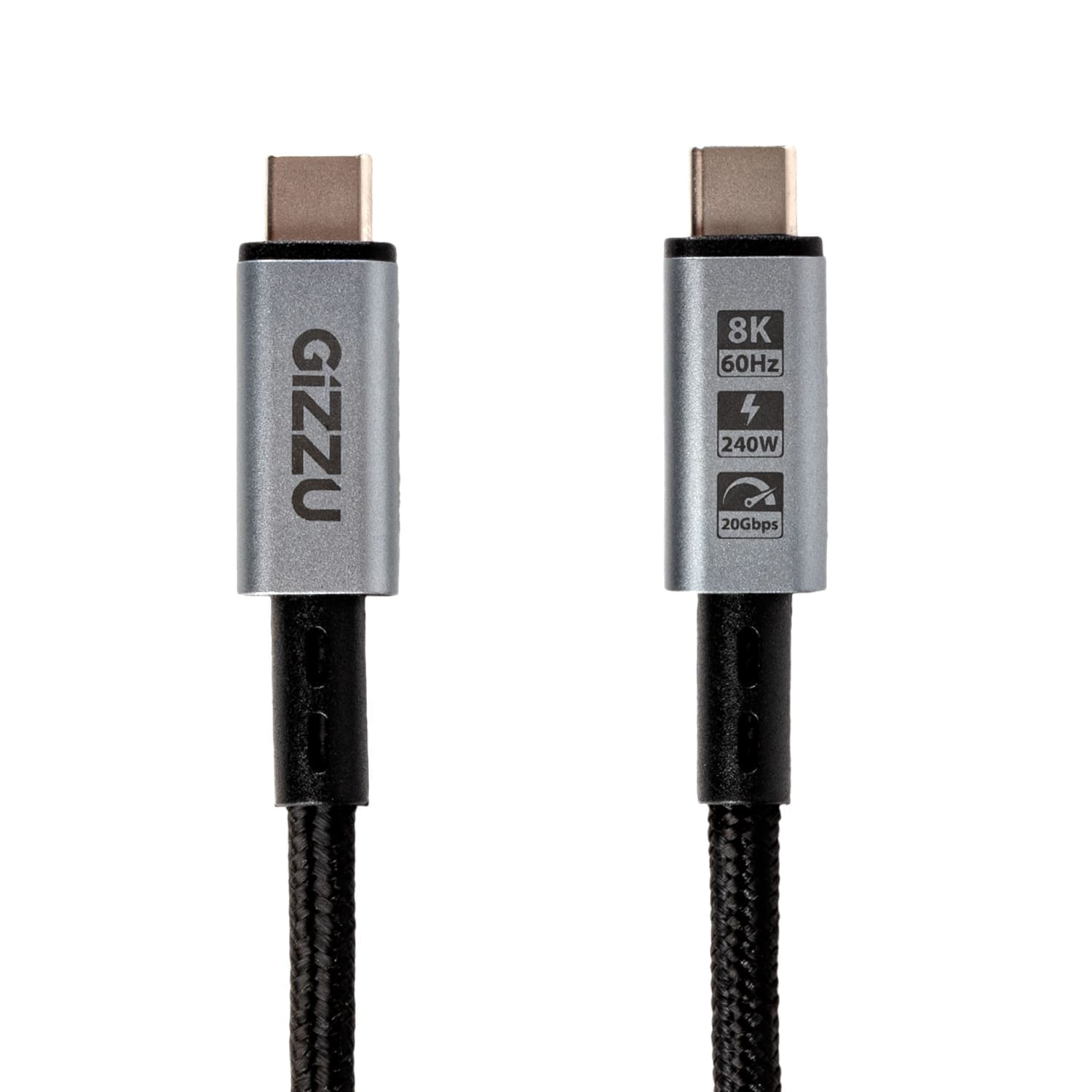 Gizzu 240W 20Gbps Type-C 1m Cable - Image 2