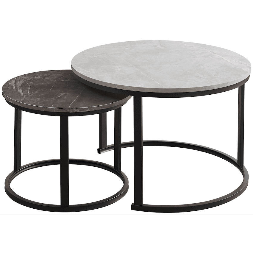 Everfurn Indus Nesting Coffee Table Greyish