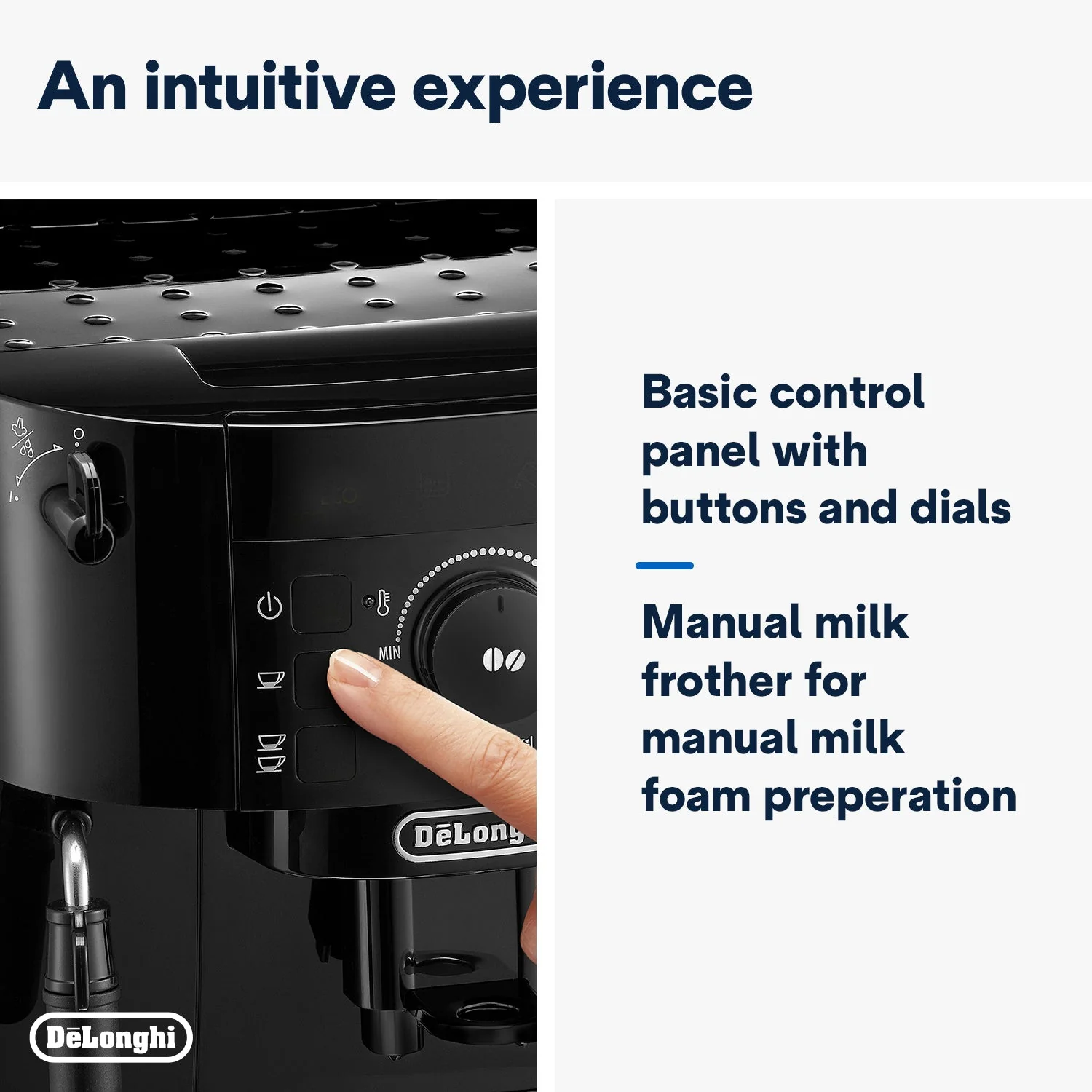 Delonghi ECAM12.121.B Magnifica S Bean to Cup Coffee Machine - Image 6