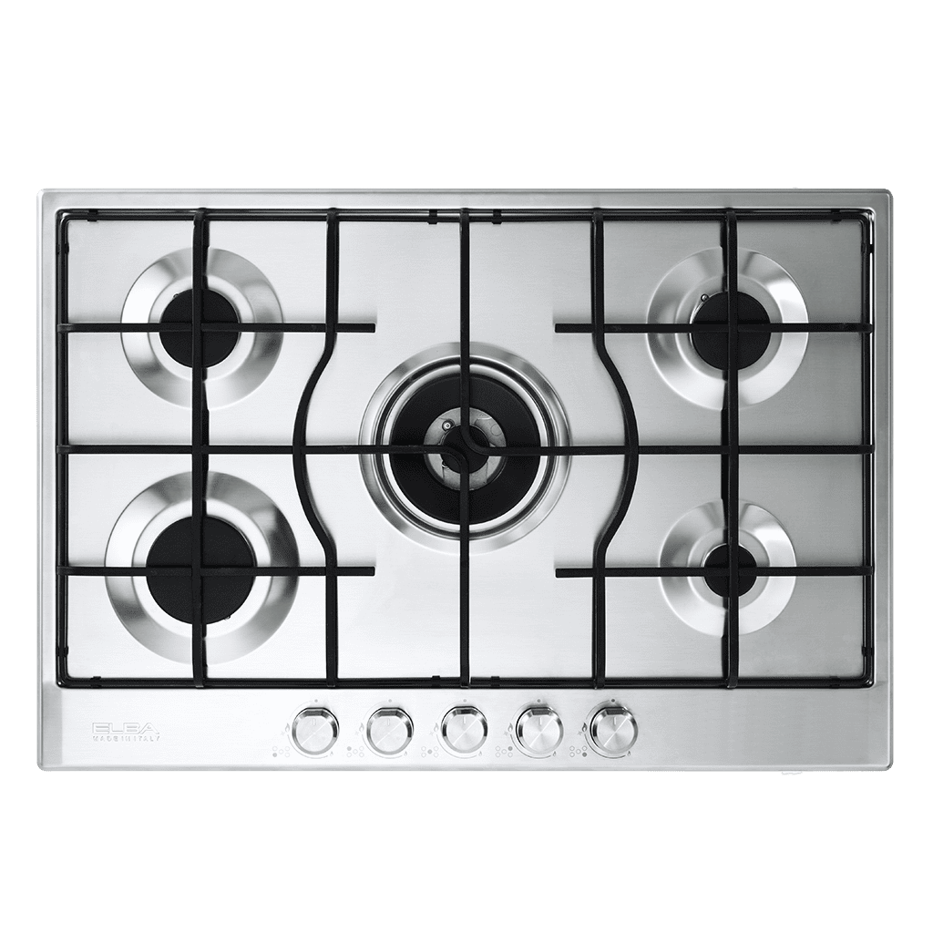 Elba 02/ELIO 75-545 L 70cm Stainless Steel Elio Lite 5 Burner Gas Hob