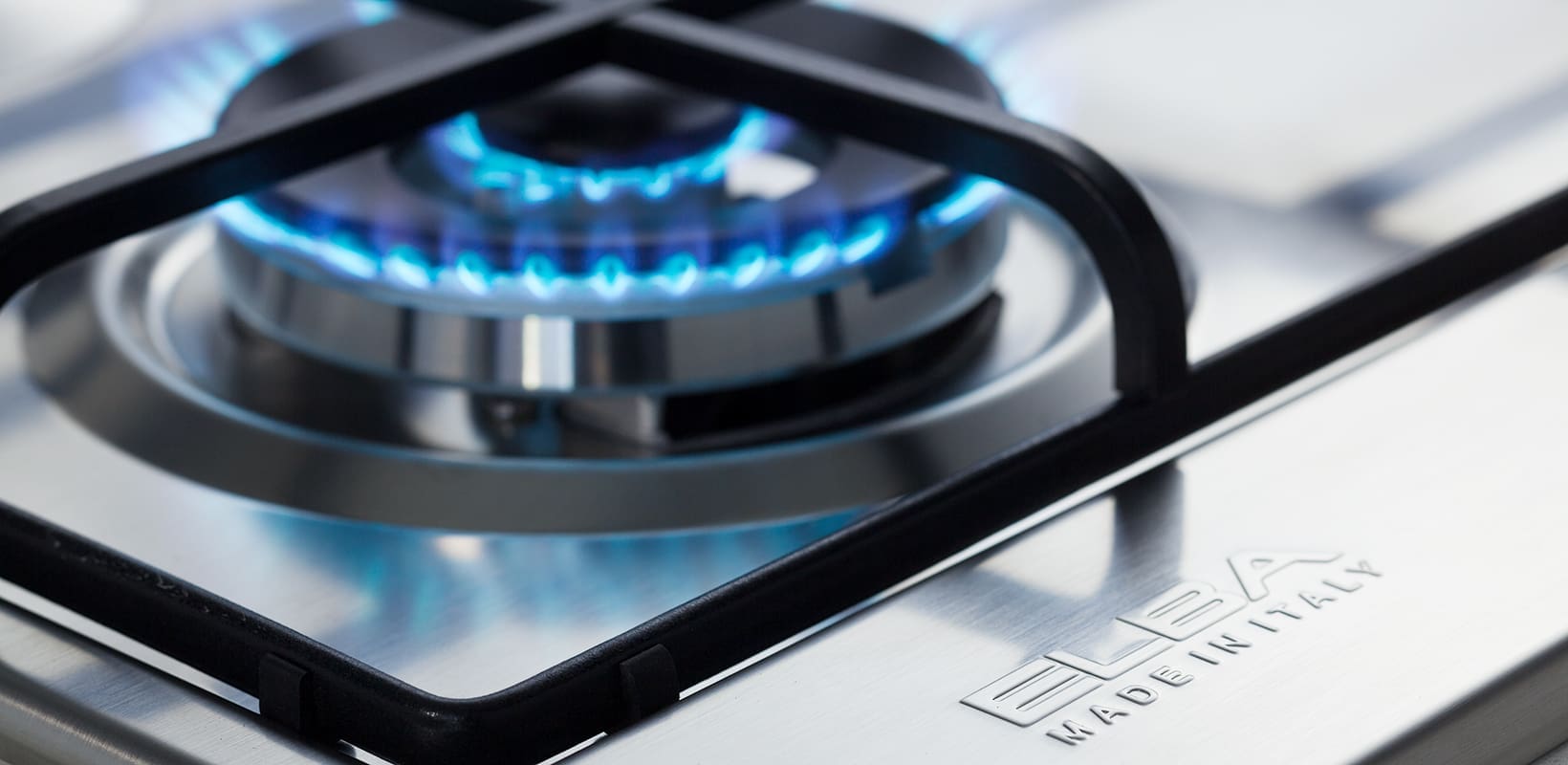 Elba 02/ELIO 75-545 L 70cm Stainless Steel Elio Lite 5 Burner Gas Hob - Image 2