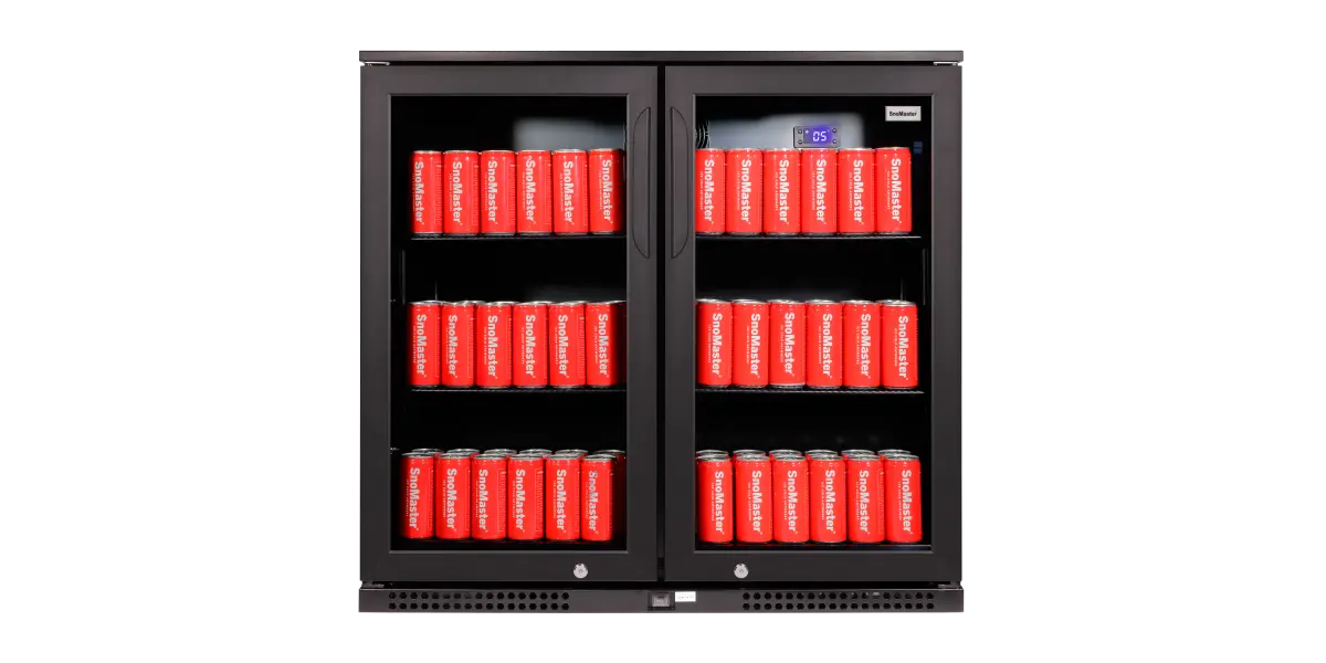 SnoMaster 200L Under-Counter Beverage Cooler - Black - Image 3