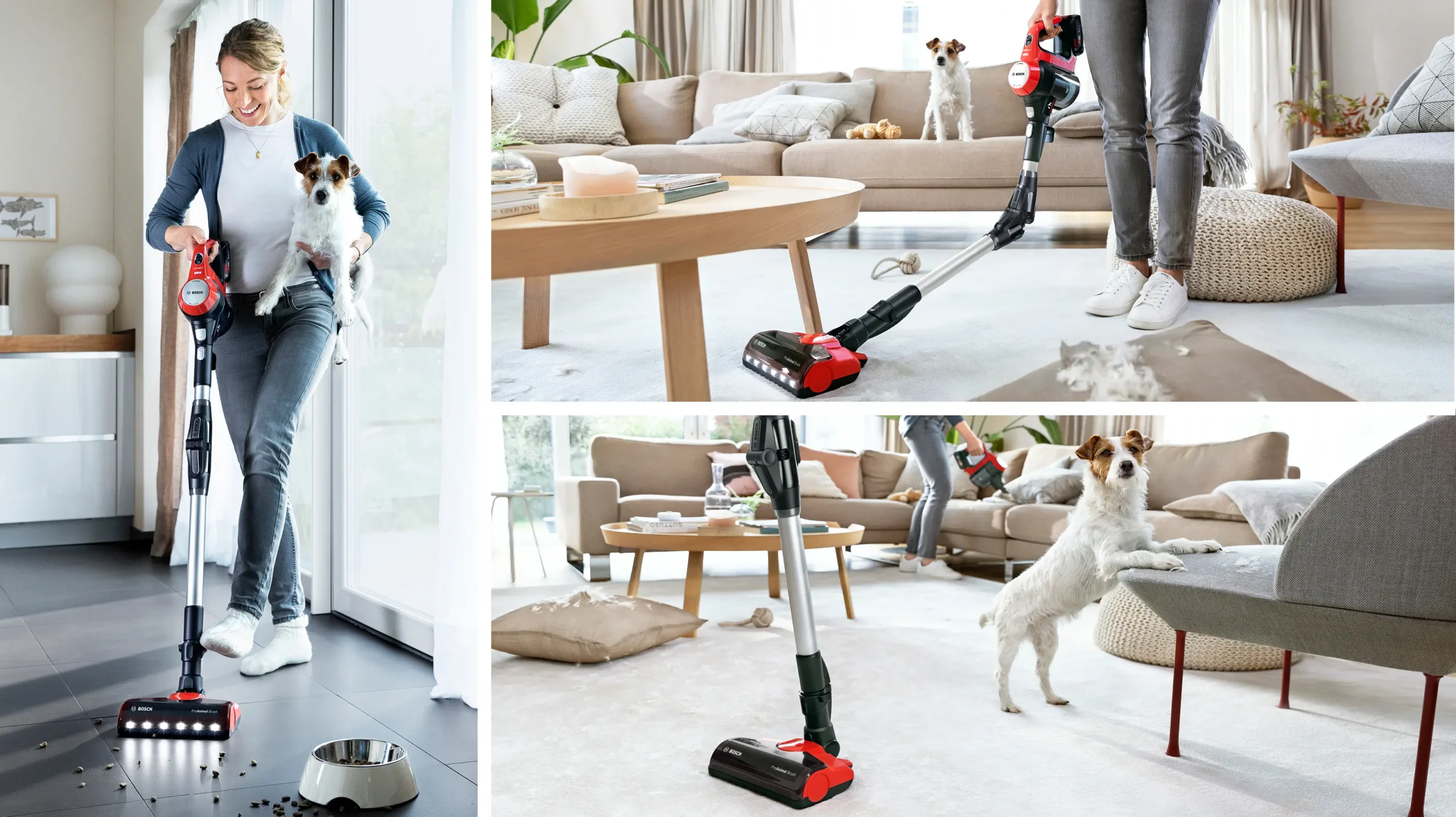 Bosch - BCS711PET Cordless Handheld Unlimited 7 ProAnimal Red Vacuum Cleaner - Image 4