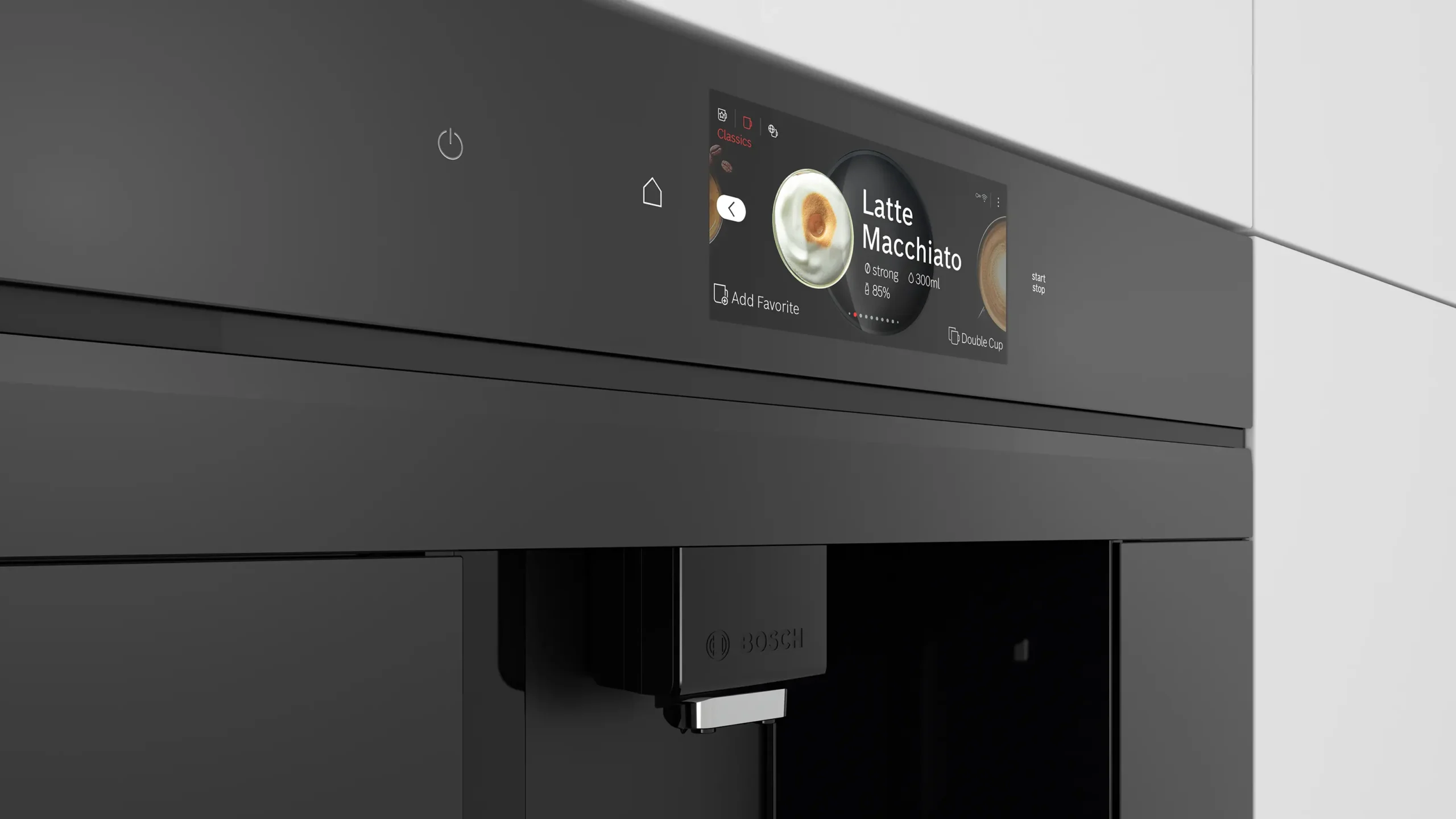 Bosch CTL7181B0 Serie 8 Black Built-In Automatic Coffee Machine - Image 3