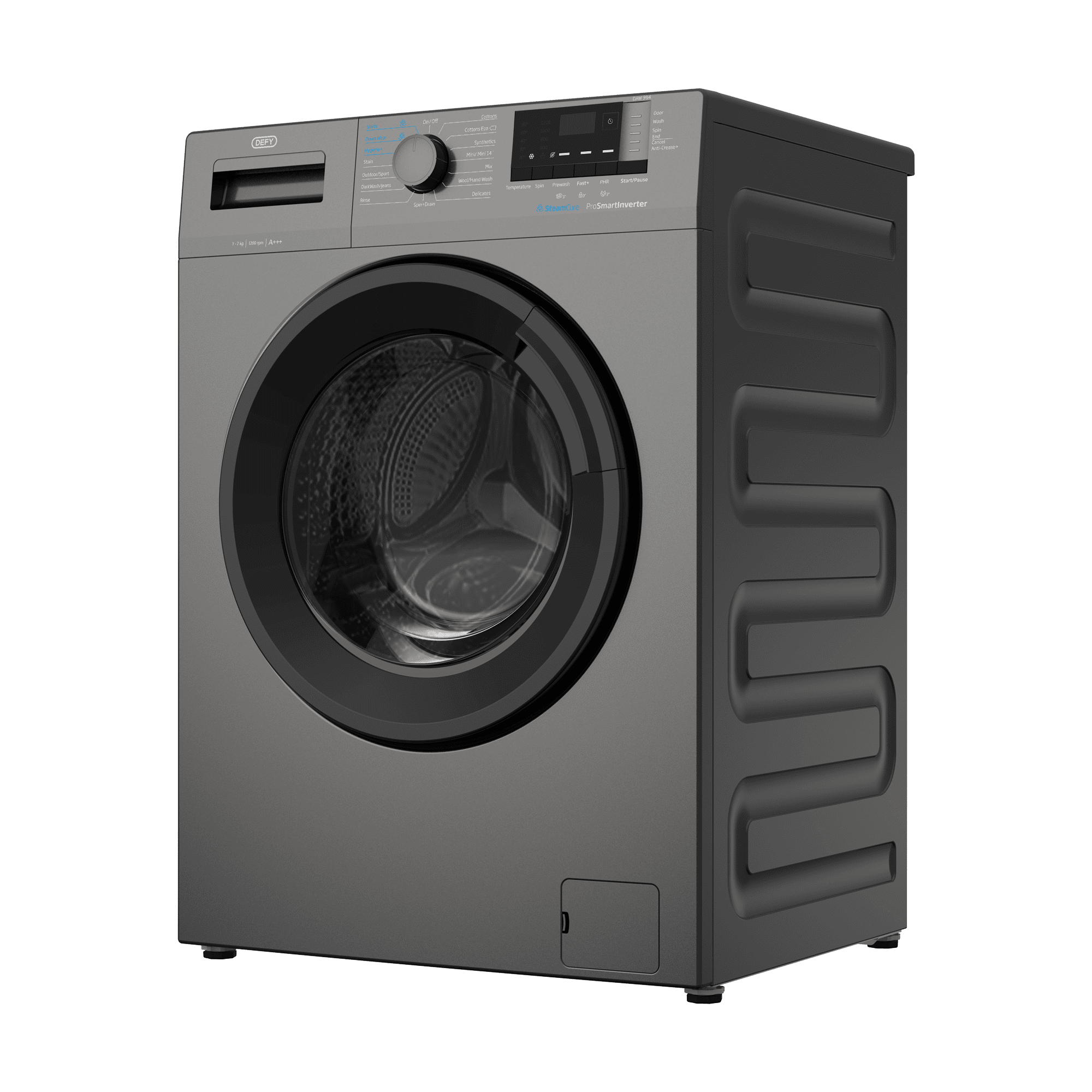 DEFY 7kg Front Loader SteamCure Technology Manhattan Gray
