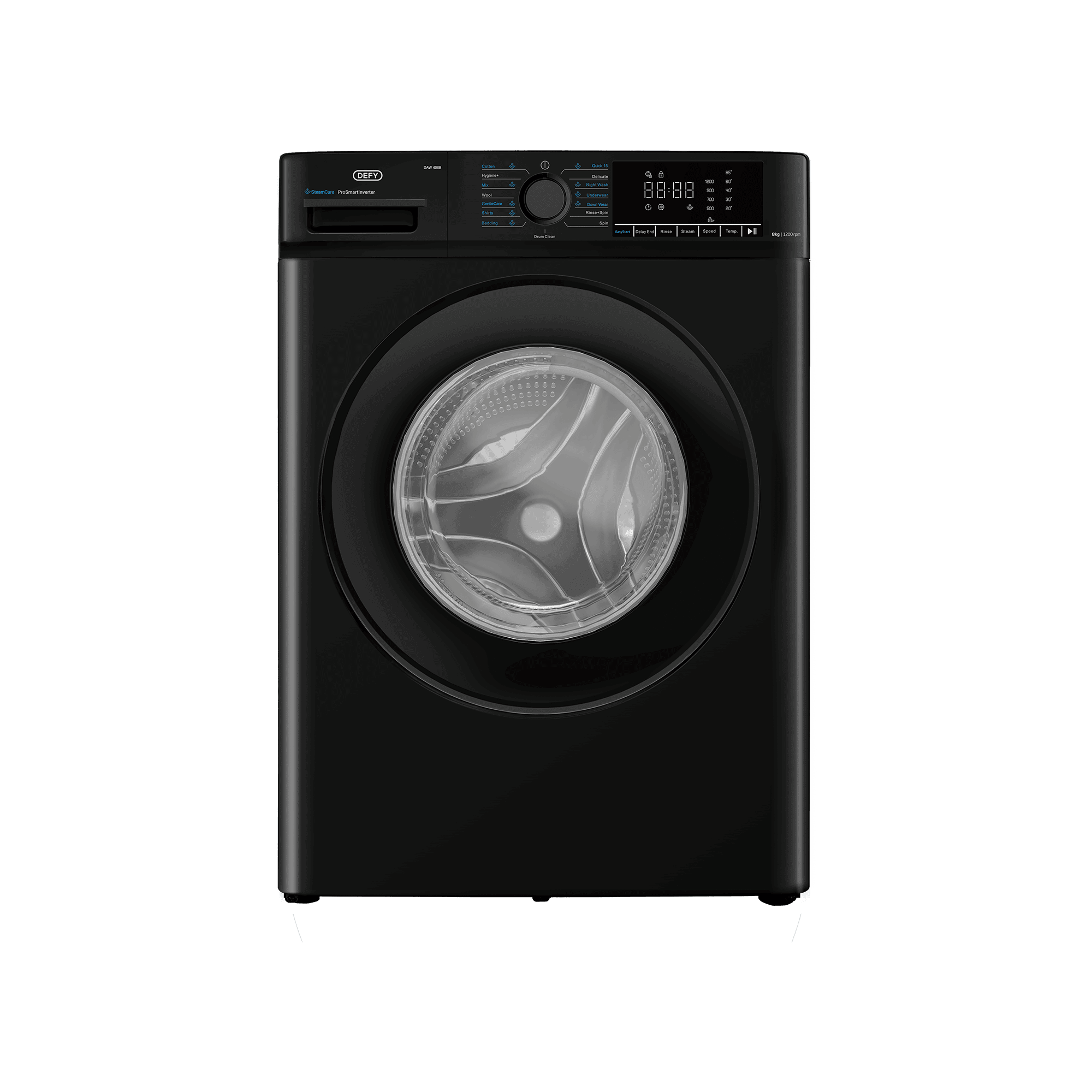 DEFY 8kg Front Loader in Midnight Black