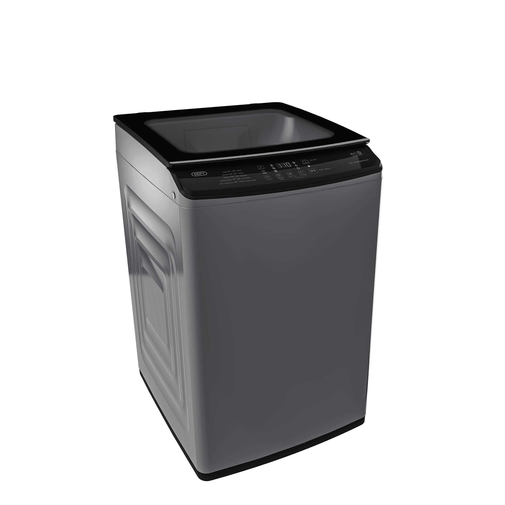 DEFY 8kg Top Loader Fountain Wash Manhattan Gray - Image 2
