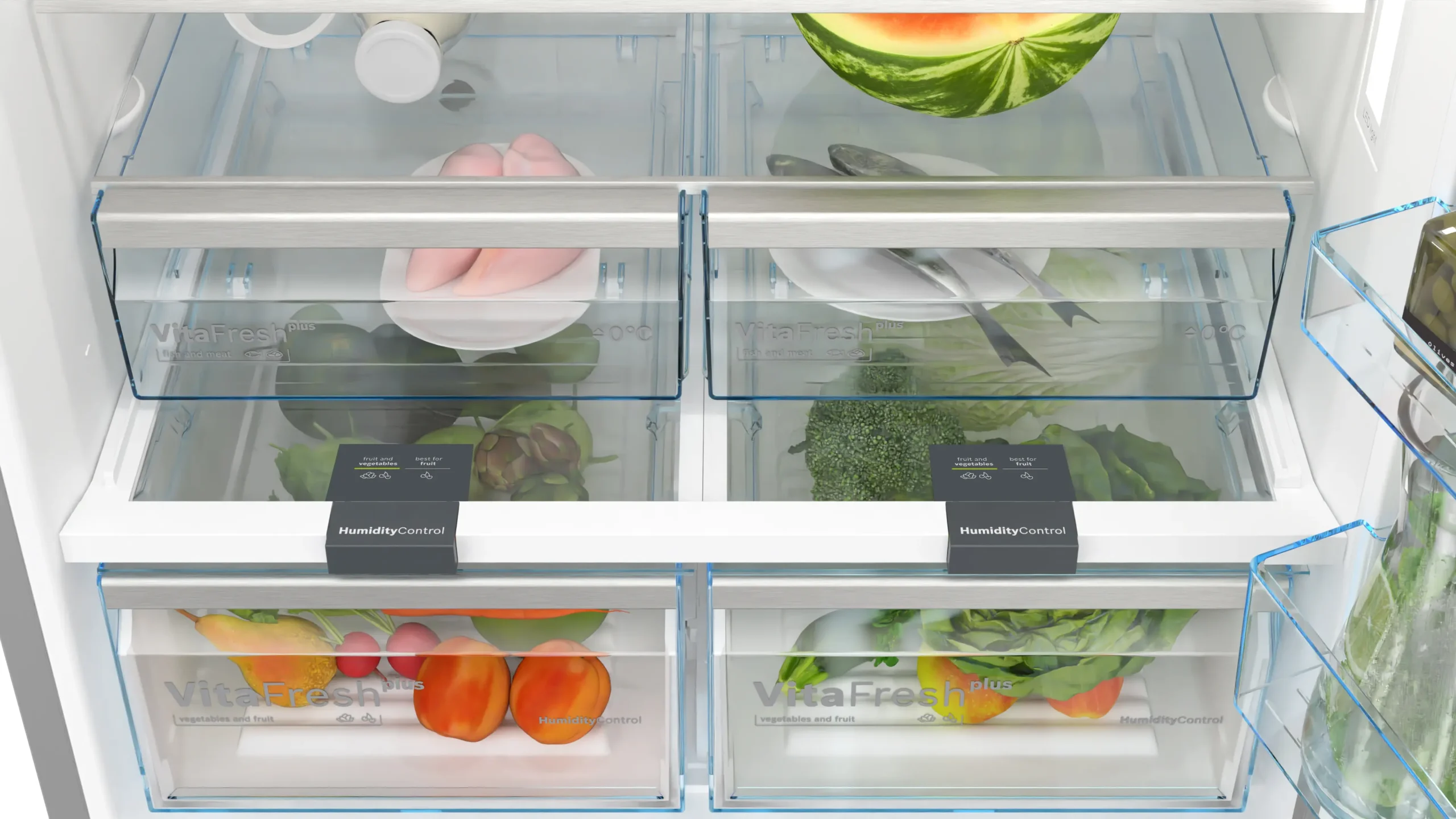 Bosch KGN86CI30Z Serie 6 619 L Inox Combi Fridge - Image 5