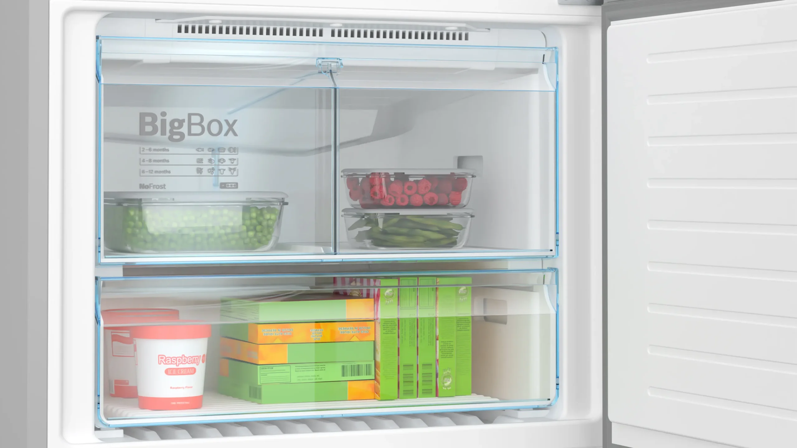 Bosch KGN86CI30Z Serie 6 619 L Inox Combi Fridge - Image 6