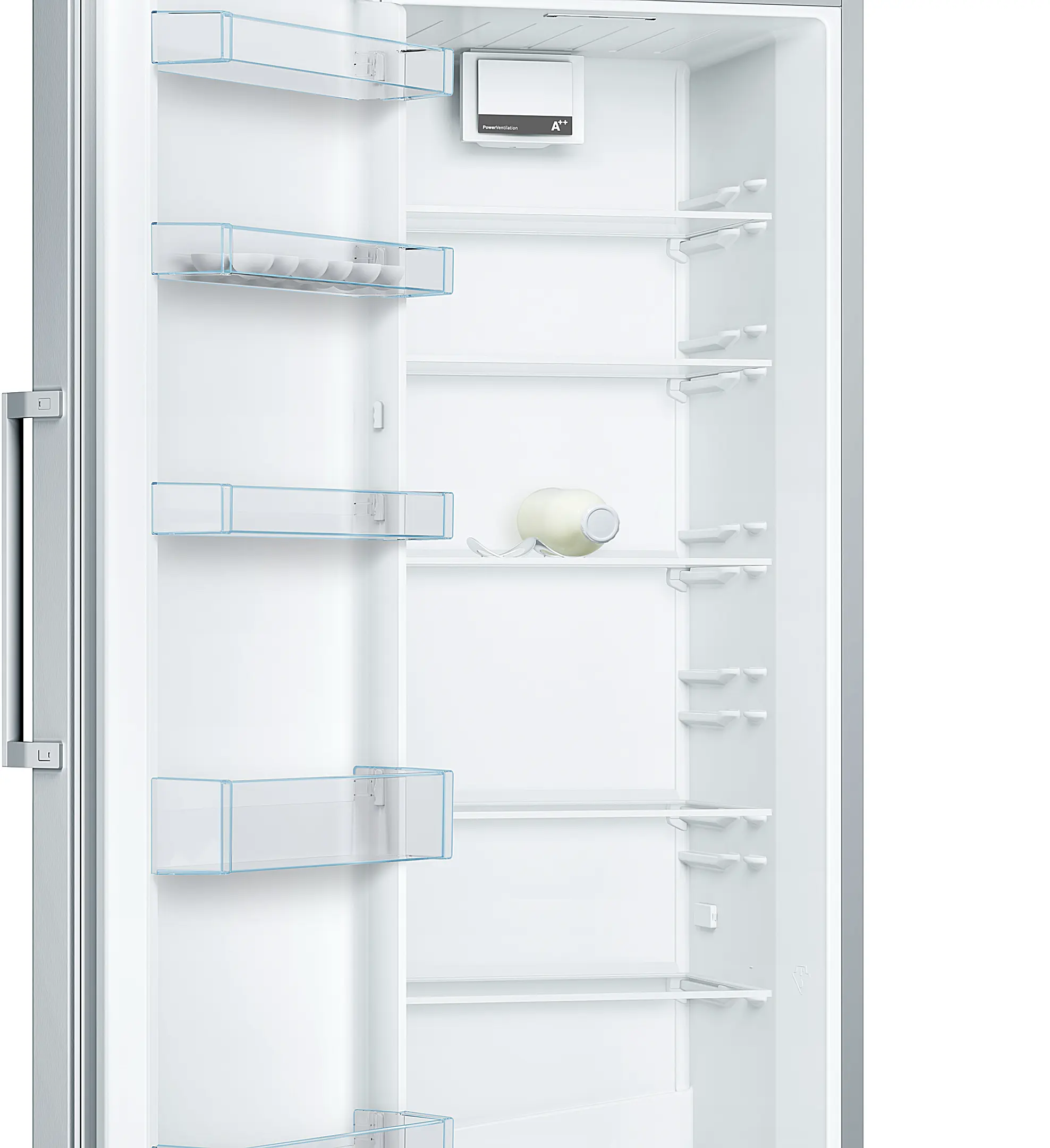Bosch KSV33NI31Z Serie 4 324L Inox No Frost Free Standing Upright Fridge - Image 4